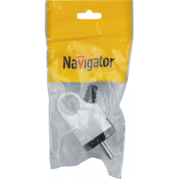 Вилка угловая 61 361 NCA-PL03-16A-E-WH с заземл. бел. Navigator 61361