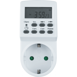 Таймер 61 555 NTR-E-S01-WH розет. электрон. Navigator 61555