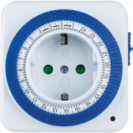 Таймер 61 558 NTR-A-S02-WH розет. электромех. Navigator 61558