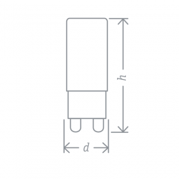 Лампа светодиодная 71 267 NLL-P-G9-5-230-4K 5Вт капсульная 4000К нейтр. бел. G9 420лм 220-240В Navigator 71267