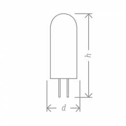Лампа светодиодная 71 359 NLL-S-G4-2.5-230-4K 2.5Вт 4000К нейтр. бел. G4 190лм 220-240В Navigator 71359