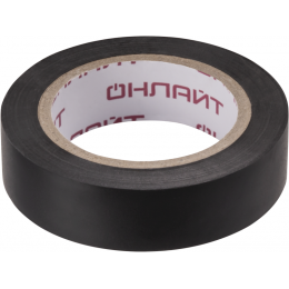 Изолента ПВХ 71 674 OIT-B15-10/BL черн. ОНЛАЙТ 71674