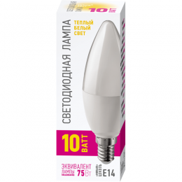Лампа светодиодная 82 914 OLL-C37-10-230-2.7K-E14-PROMO 10Вт ОНЛАЙТ 82914
