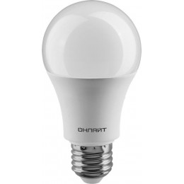 Лампа светодиодная 90 404 OLL-A60-17-230-6.5K-E27 17Вт грушевидная 6500К E27 90-240В PRO ОНЛАЙТ 90404