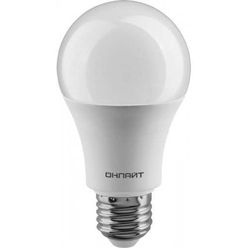 Лампа светодиодная 90 404 OLL-A60-17-230-6.5K-E27 17Вт грушевидная 6500К E27 90-240В PRO ОНЛАЙТ 90404