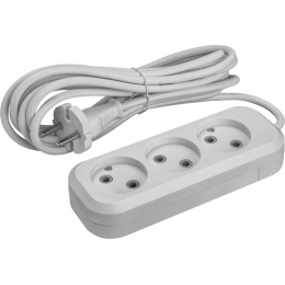 Удлинитель 3х1.5м без заземл. 10А IP20 90506 OPE-S-03-150-X-2х1 ОНЛАЙТ 90506