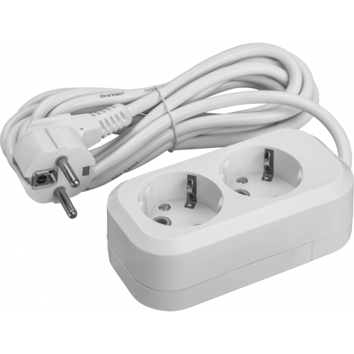 Удлинитель 2х5м с заземл. 16А IP20 90514 OPE-S-02-500-Е-3х1 ОНЛАЙТ 90514