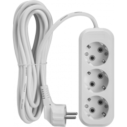 Удлинитель 3х5м с заземл. 16А IP20 90518 OPE-S-03-500-Е-3х1 ОНЛАЙТ 90518