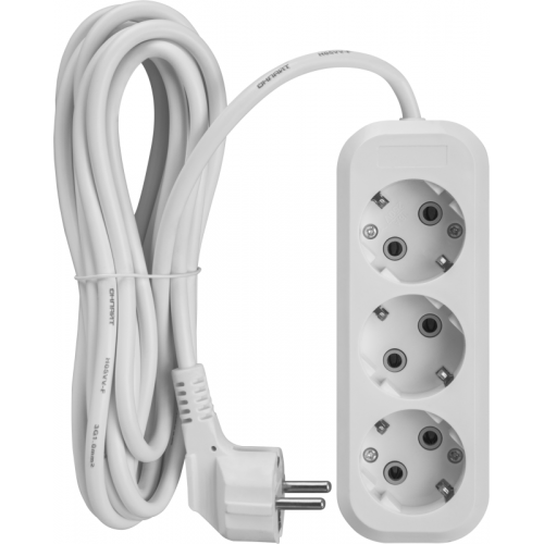 Удлинитель 3х5м с заземл. 16А IP20 90518 OPE-S-03-500-Е-3х1 ОНЛАЙТ 90518