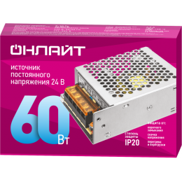 Драйвер для светодиодной ленты 90 640 OD-P60-IP20-24V ОНЛАЙТ 90640