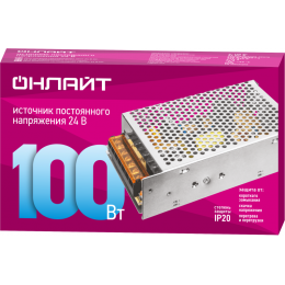 Драйвер для светодиодной ленты 90 641 OD-P100-IP20-24V ОНЛАЙТ 90641