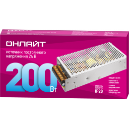 Драйвер для светодиодной ленты 90 644 OD-P200-IP20-24V ОНЛАЙТ 90644
