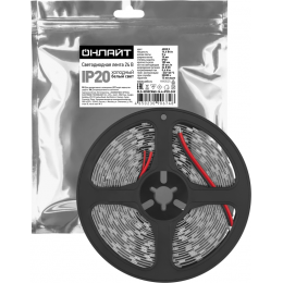 Лента светодиодная 90 674 OLS-5050CW60-14.4-IP20-24V (уп.5м) ОНЛАЙТ 90674