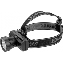 Фонарь светодиодный налобный 90 860 OPT-H04-ACCU 1COBХ3Вт 3реж 85лм 3.7В li-ion 0.6А IP44 ОНЛАЙТ 90860