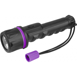 Фонарь светодиодный ручной 90 862 OPT-R01-2AA пласт.+рез.1LEDх0.5 Вт 1реж. 40лм IP54 ОНЛАЙТ 90862