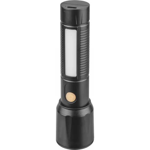 Фонарь аккумуляторный ручной 90 863 OPT-CP07-ACCU пласт.1LED 5Вт+6LED 1.2Вт li-ion 1.2А.ч 4 реж. ОНЛАЙТ 90863