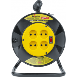 Удлинитель на катушке 4х20м без заземл. 93 902 NPE-R-04-20-X-2х1 NAVIGATOR 93902