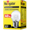 Лампа накаливания 94 310 NI-C-40-230-E27-CL (КНР) Navigator 94310