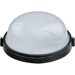 Светильник ЛОН 94 811 NBL-R1-60-E27/BL 1х60Вт E27 IP54 (аналог НПБ 1301 черн. круг 60Вт) Navigator 94811