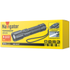 Фонарь аккумуляторный ручной 95 660 NPT-CM20-ACCU алюм. 3 реж 1LED 10Вт Li-ion 4.2В 1200мАч Navigator 95660