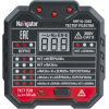 Тестер 95 796 NMT-St-106D для розеток и УЗО с вольтметром Navigator 95796