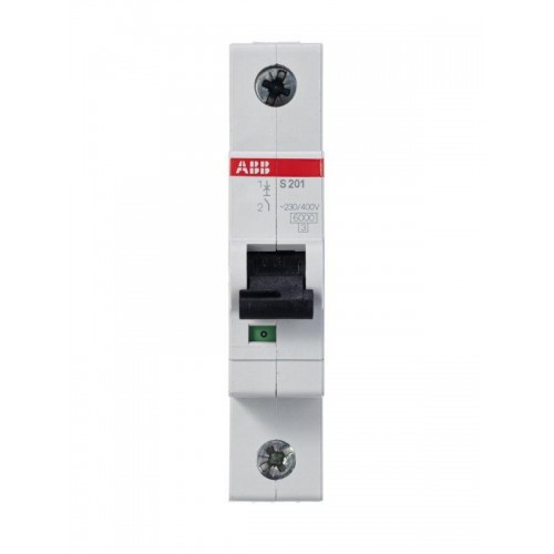 Выключатель автоматический модульный 1п C 10А 6кА S201 C10 ABB 2CDS251001R0104