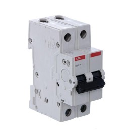 Выключатель автоматический модульный 2п C 10А 4.5кА Basic M BMS412C10 ABB 2CDS642041R0104