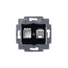 Розетка компьютерная Levit RJ45 кат.5E с заглушкой антрацит ABB 2CHH295117A6063