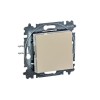 Выключатель 1-кл. СП Levit IP20 сл. кость/бел. ABB 2CHH590145A6017