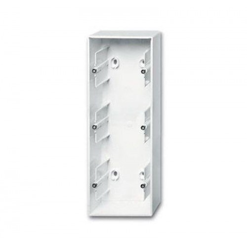 Коробка для открытого монтажа 3 поста Basic 55 альп. бел. ABB 2CKA001799A0976