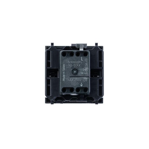 Выключатель 1-кл. 1п 2мод. СП Zenit 16А IP20 с клавишей серебр. ABB 2CLA220100N1301