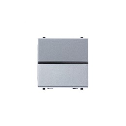 Выключатель 1-кл. 1п 2мод. СП Zenit 16А IP20 с клавишей серебр. ABB 2CLA220100N1301