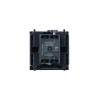 Выключатель 1-кл. 1п 2мод. СП Zenit 16А IP20 с клавишей антрацит ABB 2CLA220100N1801