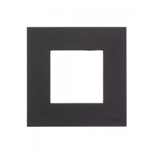 Рамка 1-м 2мод. Zenit антрацит ABB 2CLA227100N1801