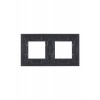Рамка 2-м 4мод. Zenit антрацит ABB 2CLA227200N1801