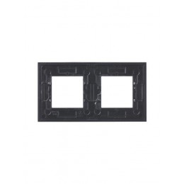 Рамка 2-м 4мод. Zenit антрацит ABB 2CLA227200N1801