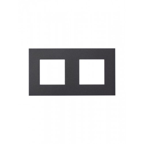 Рамка 2-м 4мод. Zenit антрацит ABB 2CLA227200N1801