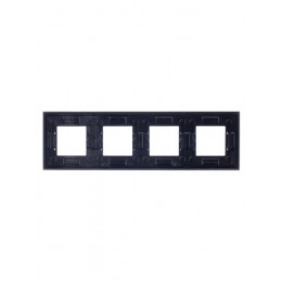 Рамка 4-м 8мод.Zenit антрацит ABB 2CLA227400N1801