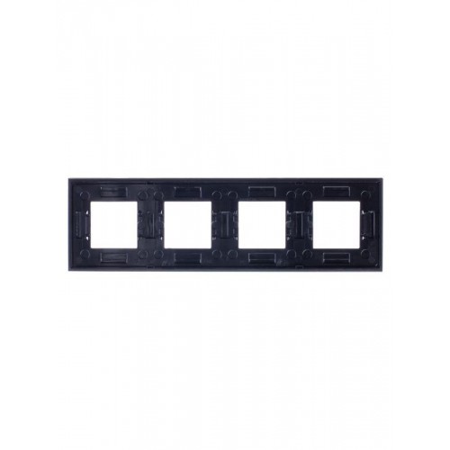 Рамка 4-м 8мод.Zenit антрацит ABB 2CLA227400N1801
