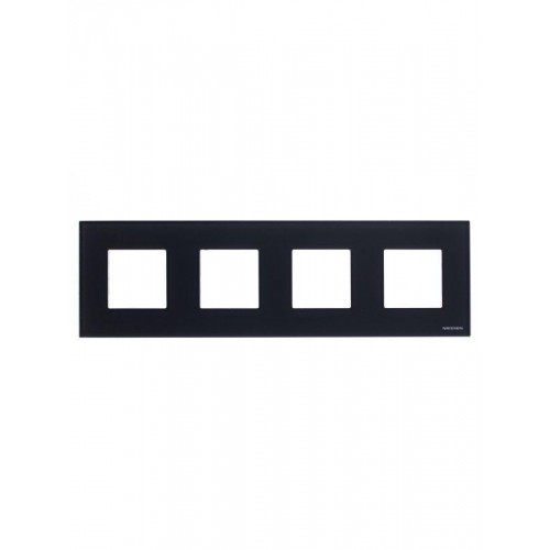 Рамка 4-м 8мод.Zenit антрацит ABB 2CLA227400N1801