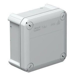 Коробка распределительная 100х100х48мм IP66 T60 OE закрыт. свет. сер. OBO 2007239