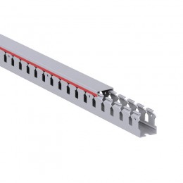 Кабель-канал перфорированный 25х30 L2000 RL12 сер. DKC 00127RL