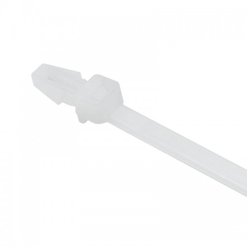 Хомут кабельный 3.6х150 полиамид бел. с осн. (уп.100шт) DKC 252155SR-M