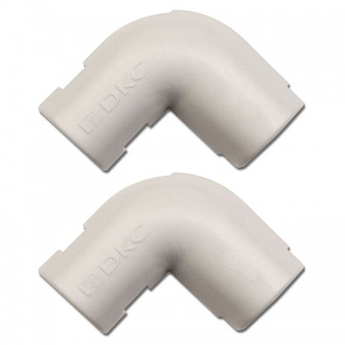 Поворот на 90град. для жестких труб d32 разъемн. IP40 (розн. уп.2шт) DKC 50532R