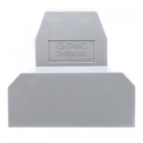 Изолятор торцевой для клемм KRUK-3-5 (уп.100шт) DKC D-KRUK-3-5