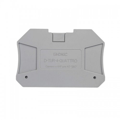Изолятор торцевой для клемм TUR-2.5-QUATTRO (уп.100шт) DKC D-TUR-2.5-QUATTRO