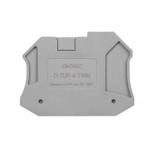 Изолятор торцевой для клемм TUR-2.5-TWIN (уп.100шт) DKC D-TUR-2.5-TWIN