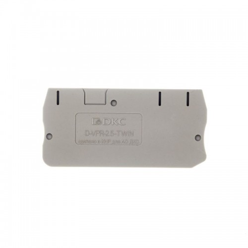 Изолятор торцевой для клеммы VPR-2.5-TWIN DKC D-VPR-2.5-TWIN