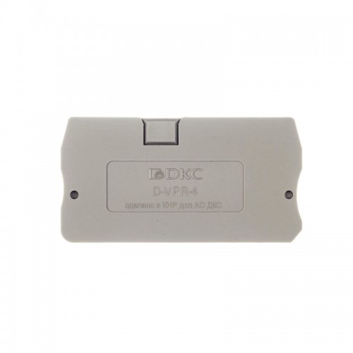 Изолятор торцевой для клеммы VPR-4 DKC D-VPR-4