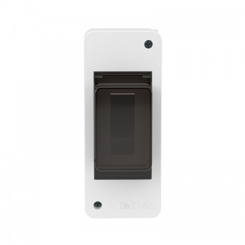 Щиток настенный 2мод. IP41 с тонированной дверцей бел. DKC F02W0WD